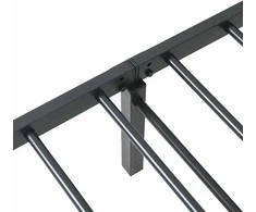 Lovos rėmas be čiužinio Sulankstomas juodas 100x200 cm Plienas