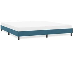 Lova Lovos rėmas be čiužinio Tamsiai mėlynas 180x210 cm aksomas
