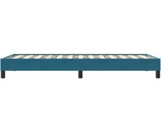 Lova Lovos rėmas be čiužinio Tamsiai mėlynas 80x210 cm aksomas