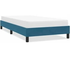 Lova Lovos rėmas be čiužinio Tamsiai mėlynas 90x210 cm aksomas