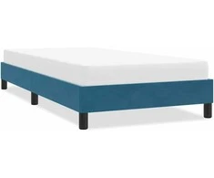 Lova Lovos rėmas be čiužinio Tamsiai mėlynas 80x210 cm aksomas