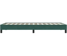 Lova Lovos rėmas be čiužinio Tamsiai žalias 80x220 cm aksomas