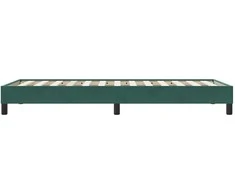 Lova Lovos rėmas be čiužinio Tamsiai žalias 100x210 cm aksomas