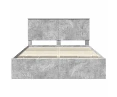Lova Lovos rėmas Betono pilka 150 x 200 cm Inžinerinė mediena