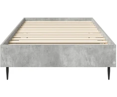 Lova Lovos rėmas Betono pilka 80 x 200 cm Apdirbta mediena