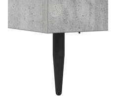 Lova Lovos rėmas Betono pilka 80 x 200 cm Apdirbta mediena
