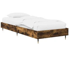 Lova Lovos rėmas Dūminio ąžuolo 80 x 200 cm Apdirbta mediena