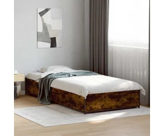 Lova Lovos rėmas Dūminio ąžuolo 80 x 200 cm Apdirbta mediena