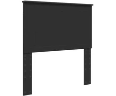 Lova Lovos rėmas Juoda 90 x 190 cm Kietos pušies mediena