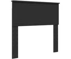 Lova Lovos rėmas Juoda 90 x 200 cm Kietos pušies mediena