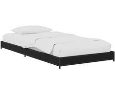 Lova Lovos rėmas Juodojo ąžuolo 80 x 200 cm Apdirbta mediena