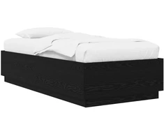Lova Lovos rėmas Juodojo ąžuolo 80 x 200 cm Apdirbta mediena