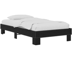 Lova Lovos rėmas Juodojo ąžuolo 80 x 200 cm Apdirbta mediena