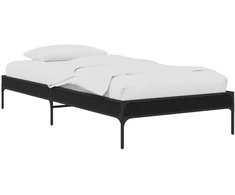 Lova Lovos rėmas Juodojo ąžuolo 80 x 200 cm Apdirbta mediena