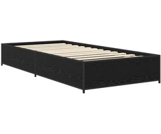 Lova Lovos rėmas Juodojo ąžuolo 80 x 200 cm Apdirbta mediena