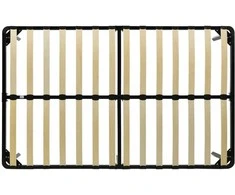 Lovos rėmas, juodos spalvos, 120x200cm, metalas