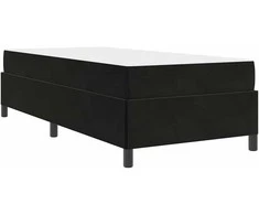 Lova Lovos rėmas su čiužiniu Juoda 80 x 200 cm audinys