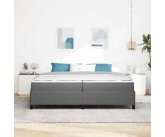 Lova Lovos rėmas su čiužiniu Šviesiai pilka 200 x 200 cm audinys