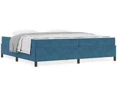 Lovos rėmas su čiužiniu Tamsiai mėlyna 200 x 200 cm audinys