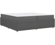 Lova Lovos rėmas su čiužiniu Tamsiai pilka 200 x 200 cm audinys