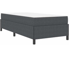 Lova Lovos rėmas su čiužiniu Tamsiai pilka 90 x 190 cm audinys