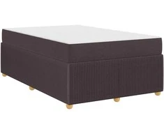 Lova Lovos rėmas su čiužiniu Tamsiai rudas 120 x 200 cm audinys