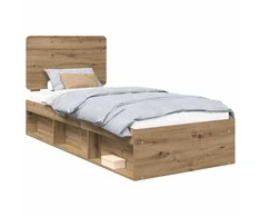 Lova Lovos rėmas Meistrų ąžuolas 75 x 190 cm Kietos pušies mediena