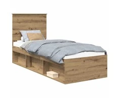Lova Lovos rėmas Meistrų ąžuolas 75 x 190 cm Kietos pušies mediena