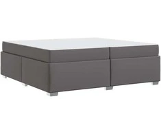 Lova Lovos rėmas su čiužiniu Pilka 200 x 200 cm audinys
