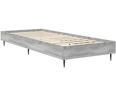 Lova Lovos rėmas Pilka Sonoma 80 x 200 cm Apdirbta mediena