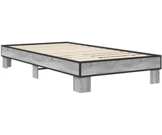 Lova Lovos rėmas Pilka Sonoma 80 x 200 cm Apdirbta mediena