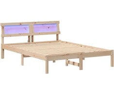 Lova Lovos rėmas Ruda 120 x 200 cm Kietos pušies mediena