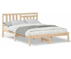 Lova Lovos rėmas Ruda 135 x 190 cm Kietos pušies mediena