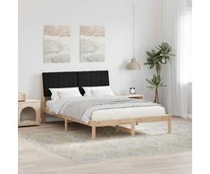 Lova Lovos rėmas Ruda 135 x 190 cm Kietos pušies mediena