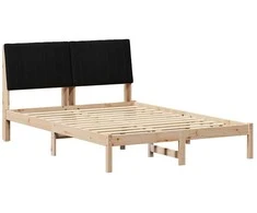 Lova Lovos rėmas Ruda 135 x 190 cm Kietos pušies mediena