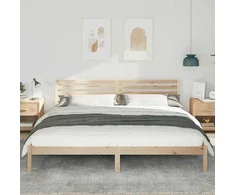 Lova Lovos rėmas Ruda 200 x 220 cm Kietos pušies mediena