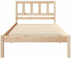 Lova Lovos rėmas Ruda 75 x 190 cm Kietos pušies mediena