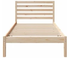 Lova Lovos rėmas Ruda 75 x 190 cm Kietos pušies mediena