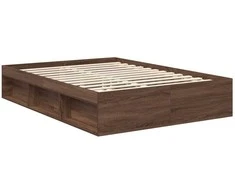 Lovos rėmas Rudas ąžuolas 140 x 200 cm Kietos pušies mediena