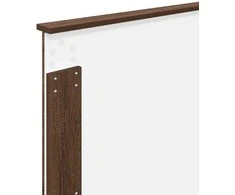 Lova Lovos rėmas Rudas ąžuolas 75 x 190 cm Inžinerinė mediena