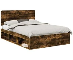 Lovos rėmas Dūminio ąžuolo 150 x 200 cm Kietos pušies mediena