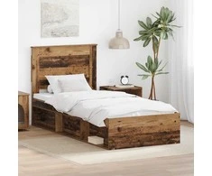 Lova Lovos rėmas Senas medis 75 x 190 cm Kietos pušies mediena