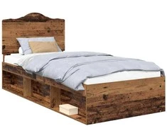 Lova Lovos rėmas Senas medis 75 x 190 cm Kietos pušies mediena