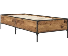 Lova Lovos rėmas Sendintos medienos 80 x 200 cm Apdirbta mediena