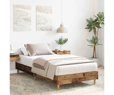 Lova Lovos rėmas Sendintos medienos 80 x 200 cm Apdirbta mediena