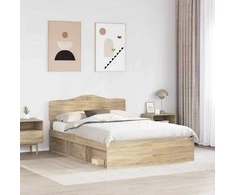 Lovos rėmas Sonoma 140 x 190 cm Kietos pušies mediena