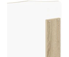 Lova Lovos rėmas Sonoma ąžuolas 120 x 200 cm Apdirbta mediena