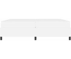 Lovos rėmas su čiužiniu Balta 200 x 200 cm audinys