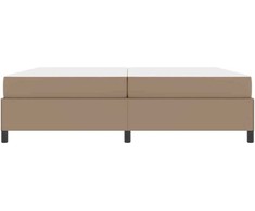 Lovos rėmas su čiužiniu Kapučino 200 x 200 cm audinys