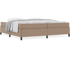 Lovos rėmas su čiužiniu Kapučino 200 x 200 cm audinys